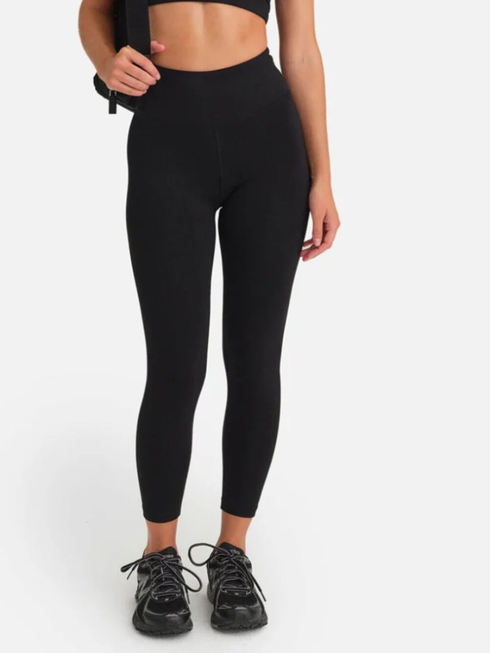 Mate the Label NWT Black Organic Cotton Full Length Leggings - Med